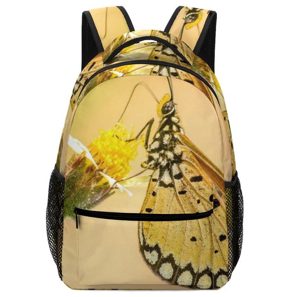 yanfind Children's Backpack  Focus Invertebrate Butterfly Delicate Insect Butterly  Lepidoptera Macro Pollen Antenna Preschool Nursery Travel Bag