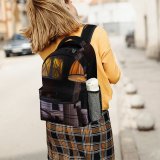 yanfind Children's Backpack Dark Design Lamp Curtain Home Wood Table Room Chair Light Restaurant Wooden Preschool Nursery Travel Bag