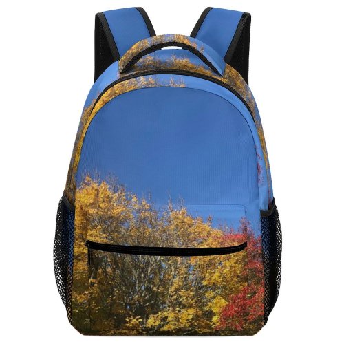 yanfind Children's Backpack Abies Plant Trunk Creative Pictures Outdoors Tree Fir Grass Maple Images Preschool Nursery Travel Bag