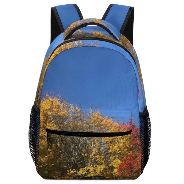 yanfind Children's Backpack Abies Plant Trunk Creative Pictures Outdoors Tree Fir Grass Maple Images Preschool Nursery Travel Bag