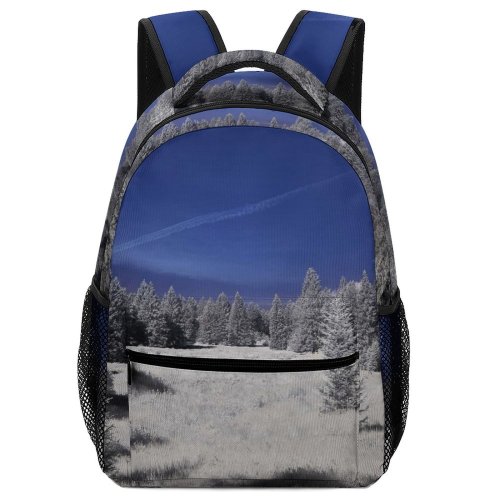 yanfind Children's Backpack Abies Infrared Tree Pine Plant Fir Free Spruce  Outdoors Wallpapers Preschool Nursery Travel Bag