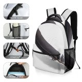 yanfind Children's Backpack Feather Quill Writing Implement Fashion Accessory Office Supplies Natural Instrument Wing Preschool Nursery Travel Bag