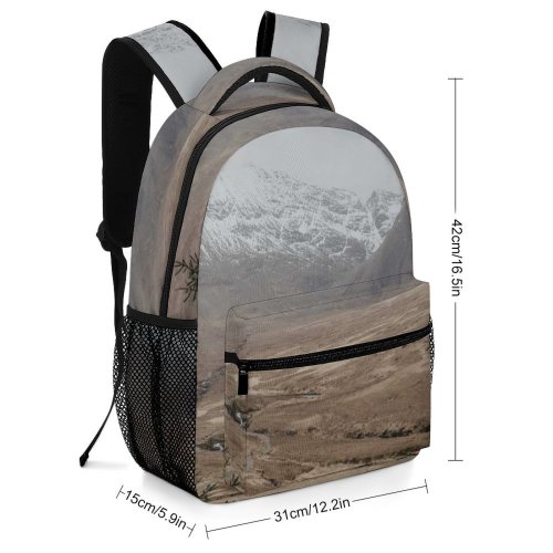 yanfind Children's Backpack Abies Pine Plant Domain Spruce Pictures Outdoors Grey Tree Fir Public Preschool Nursery Travel Bag
