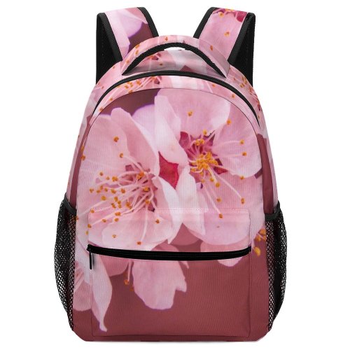 yanfind Children's Backpack Flora Petals Pollen Garden Delicate Outdoors Branch Blossoms Flowers Season Cherry Preschool Nursery Travel Bag