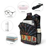 yanfind Children's Backpack Fair Festival Park Carousel Entertainment Beautiful Dark Rides Illuminated Lights Evening Preschool Nursery Travel Bag