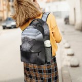 yanfind Children's Backpack Pet Top Felidae From Shot High Furry Above Window Cat Mirror Fur Preschool Nursery Travel Bag