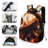 yanfind Children's Backpack Bonfire Wallpapers Burning Fire Fireplace Wood Flame Images Natur Preschool Nursery Travel Bag