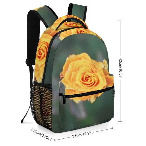 yanfind Children's Backpack Flower  Plant Rose Asilah Morocco Bloom Colorfull Blooming Cute Beauty HQ Preschool Nursery Travel Bag
