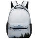 yanfind Children's Backpack Abies Pine Plant Forest Spruce Gloomy Pictures Cloud Stock Tree Jurgow Preschool Nursery Travel Bag