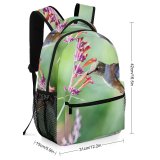 yanfind Children's Backpack  Focus Delicate Flowers Wild  Little Depth Daylight Avian Field Macro Preschool Nursery Travel Bag