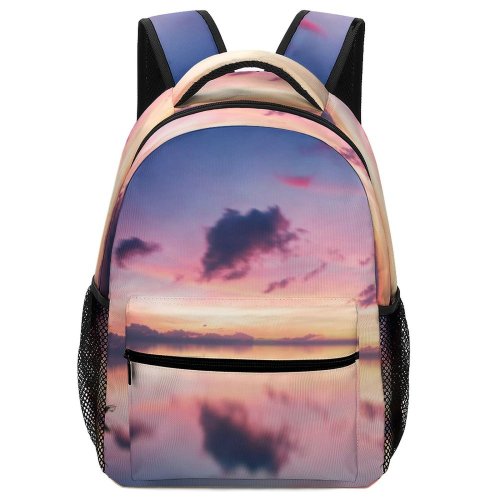 yanfind Children's Backpack Backlit Skyscape For Header Afterglow Clouds Desktop Sunset Landscape Evening Travel Preschool Nursery Travel Bag