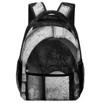 yanfind Children's Backpack Dark Gate Entrance Travel Abandoned Church Building Cathedral Facade Outdoors Architecture Preschool Nursery Travel Bag