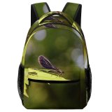 yanfind Children's Backpack Beautiful Leaf Tree Plant Summer Insect Butterfly Moths Butterflies Macro Invertebrate Preschool Nursery Travel Bag