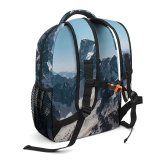 yanfind Children's Backpack Chamonix Range  Sky   Snow Free Mont  Blanc.⁩ ⁨ Preschool Nursery Travel Bag