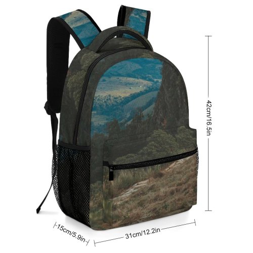yanfind Children's Backpack  Daylight Deer Tree Grass Pet Outdoors Seashore Valley Dog Field Grassland Preschool Nursery Travel Bag