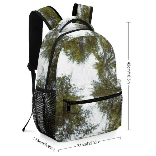 yanfind Children's Backpack Wide Larch Abies Plant Woodland Forest Pictures Outdoors Stock Tree Fir Preschool Nursery Travel Bag