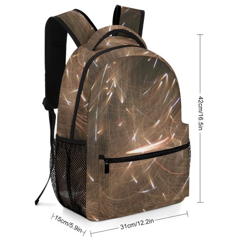 yanfind Children's Backpack Fireworks Light Diwali Event Night Fte Year's Eve Recreation Space Preschool Nursery Travel Bag