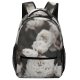 yanfind Children's Backpack  Flower Plant Rose Grey Arrangement Bouquet Petal Geranium Art Floral Design Preschool Nursery Travel Bag