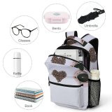 yanfind Children's Backpack Beautiful  Cup Hands Mug Love Still Warm Studio Beans Heart Coffee Preschool Nursery Travel Bag