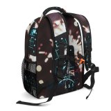 yanfind Children's Backpack  Focus Dark Time  Illuminated Lights Lapse Fireworks Evening Sparklers Selfie Preschool Nursery Travel Bag