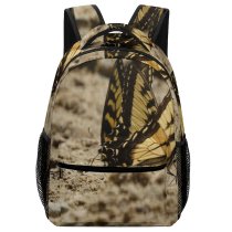 yanfind Children's Backpack Ground Butterfly Insect Invertebrate Monarch Sand Road Preschool Nursery Travel Bag