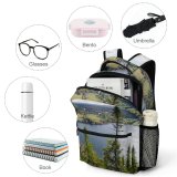 yanfind Children's Backpack Landscape Abies Pine Plant Spruce Pictures Winter Outdoors Tree Qc Fir Preschool Nursery Travel Bag