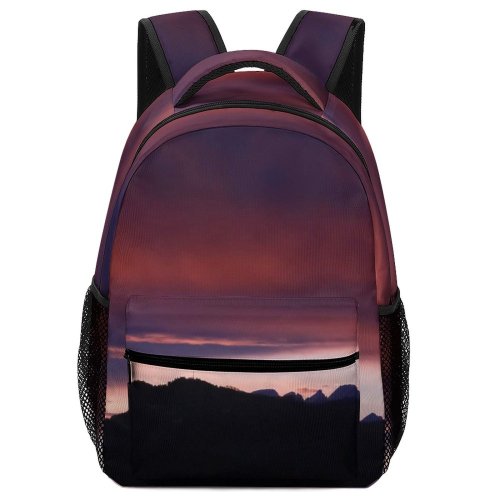 yanfind Children's Backpack Dusk Sunrise Sunset Dawn Outdoors Sky  Iberghang Winterthur Switzerland Kollbrunn (Dorfkern) Preschool Nursery Travel Bag