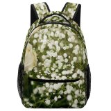 yanfind Children's Backpack Flower Rose  Plant Petal Babys Breath Bouquet Public Domain Preschool Nursery Travel Bag