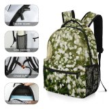 yanfind Children's Backpack Flower Rose  Plant Petal Babys Breath Bouquet Public Domain Preschool Nursery Travel Bag
