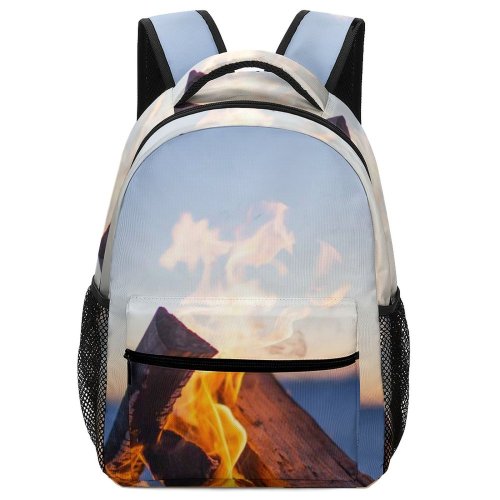 yanfind Children's Backpack Flame HQ Images Fire Wallpapers Wood Bonfire Preschool Nursery Travel Bag