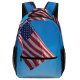 yanfind Children's Backpack  Honor Freedom Liberty Design Spangled Independence Usa Administration Daytime Memorial States Preschool Nursery Travel Bag