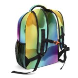 yanfind Children's Backpack Girl Lgbt Pastel Colours Binary Hands Equality Rainbow Fingers Colorful Love LGBTQIA Preschool Nursery Travel Bag