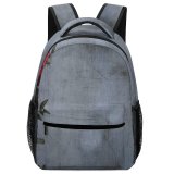 yanfind Children's Backpack Flower Plant HQ Flora Rose  Floral Texture Ornament Embroidery Grey Foliage Preschool Nursery Travel Bag