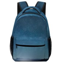 yanfind Children's Backpack Dark Exploration Landscape Evening Nebula Galaxy Cosmos Outdoors Scenic Horizon Starry Preschool Nursery Travel Bag