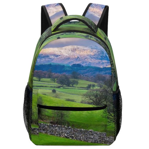 yanfind Children's Backpack Field Grassland Outdoors Countryside Farm Rural Meadow Pasture Ranch  Uk Grazing Preschool Nursery Travel Bag