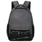 yanfind Children's Backpack Frozen Winter Dark Lights Scenery Landscape Evening Island Beach Nightsky Snow Astronomy Preschool Nursery Travel Bag