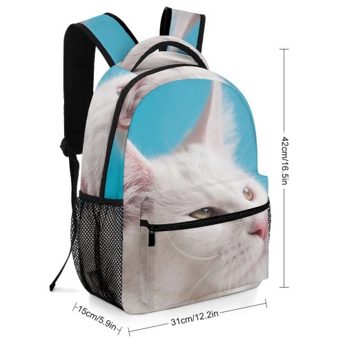 yanfind Children's Backpack Funny Curiosity Sit Cute Baby Young Little  Kitten Pet Whisker Downy Preschool Nursery Travel Bag