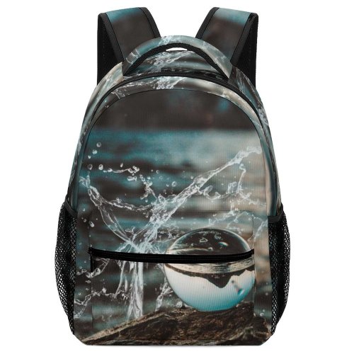 yanfind Children's Backpack Fair Ball Landscape Daylight Island Glass Outdoors Scenic Horizon Seashore Reflection Preschool Nursery Travel Bag