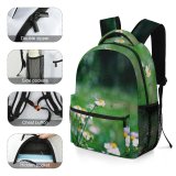 yanfind Children's Backpack Flower Cosmos Dalat Garden Daisy Bee Insect Bokeh Forest Tree Field Flora Preschool Nursery Travel Bag