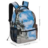 yanfind Children's Backpack Keyboard Spire Real  Domain Love Dog Sunset Light Architecture Ocean Preschool Nursery Travel Bag