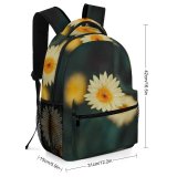 yanfind Children's Backpack Flower Plant  Daisies Daisy Flora Garden Woodland Forest Preschool Nursery Travel Bag
