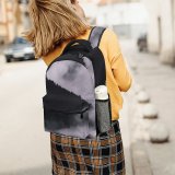 yanfind Children's Backpack Fog Outdoors Plant Tree  Mist Abies Fir Winter Stock Preschool Nursery Travel Bag