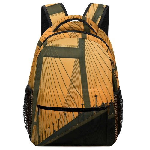 yanfind Children's Backpack  Architecture Building City High Rise  Town Urban Naini Allahabad India Preschool Nursery Travel Bag