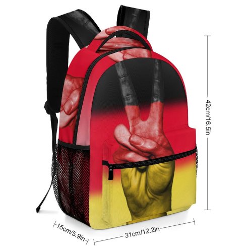 yanfind Children's Backpack  Freedom Artistic Travel Flag State National Peace Art Patriotism Country Preschool Nursery Travel Bag