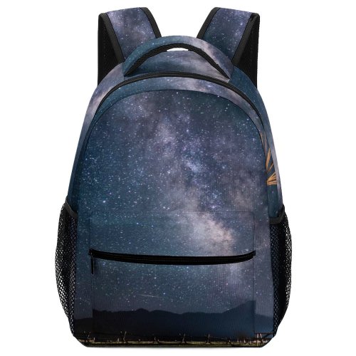 yanfind Children's Backpack Astrophotography Tent Evening Space Campsite Nebula Galaxy Cosmos Celestial Stellar Astronomy Starry Preschool Nursery Travel Bag