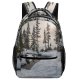 yanfind Children's Backpack Frozen Focus Tree Winter Tourism Forest Season Sunlight Freeze Landscape Daylight Preschool Nursery Travel Bag
