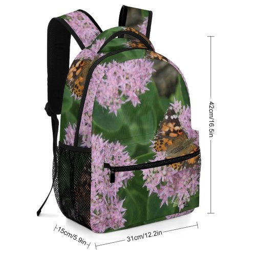 yanfind Children's Backpack Flower Plant Milwaukee Wi Usa  Insect Invertebrate Bee Honey Butterfly Monarch Preschool Nursery Travel Bag