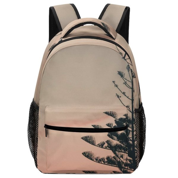 yanfind Children's Backpack Chania Abies Pine Plant Forest Creative Branch Pictures Outdoors Minimal Greece Preschool Nursery Travel Bag