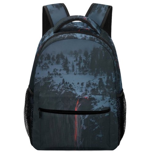yanfind Children's Backpack Eruption Lava Tree  Plant Free Stock Outdoors Wallpapers Images Pictures Preschool Nursery Travel Bag