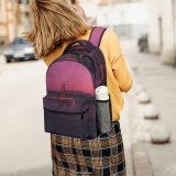 yanfind Children's Backpack Golden Dark Gate Lights Francisco Landscape Evening Infrastructure Transportation Horizon Preschool Nursery Travel Bag